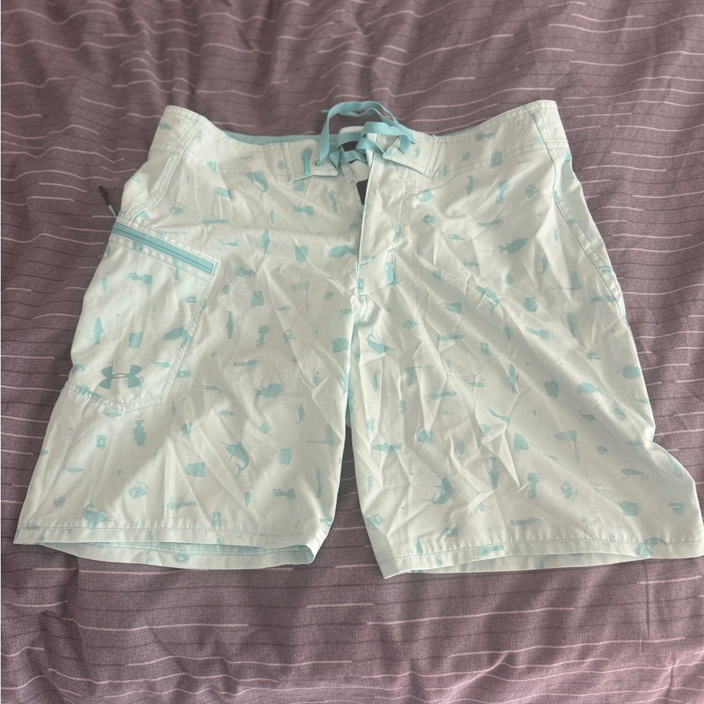 Under Armour Storm HeatGear Swim Shorts Fishing - NWOT